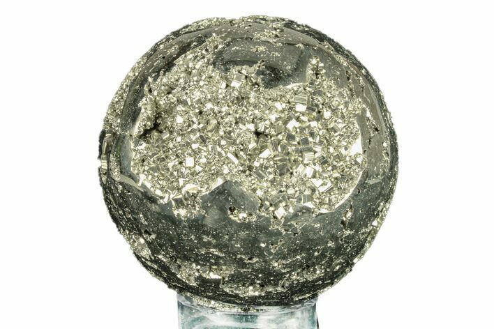 Polished Pyrite Sphere - Peru #264453